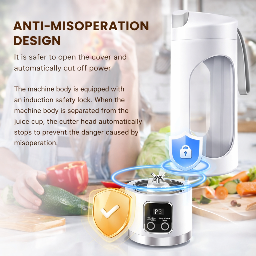 VitaBlend Pro — 12-Blade Portable Blender & Ice Crusher | USB Rechargeable